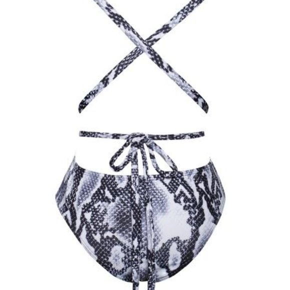 Buckle Snake Print Swimsuit - Picture 3 of 3